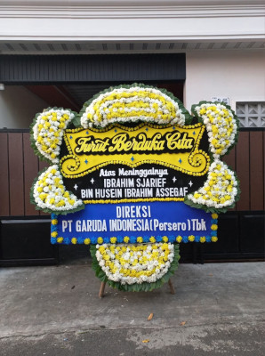 Papan Bunga Duka di Way Kandis