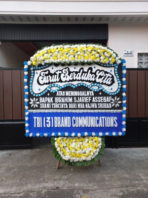Papan Bunga Duka di Way Kandis